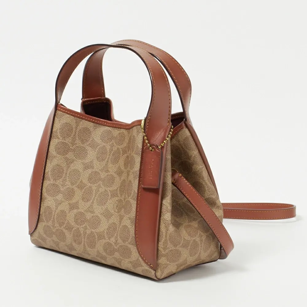 Túi Coach Hadley Signature Shoulder Hobo Bag 79251 B4NQ4 — ảnh 4