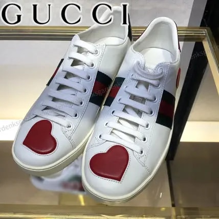 Giày Gucci Wmns Ace Low 'Heart' 435638-02JS0-9074 — ảnh 3