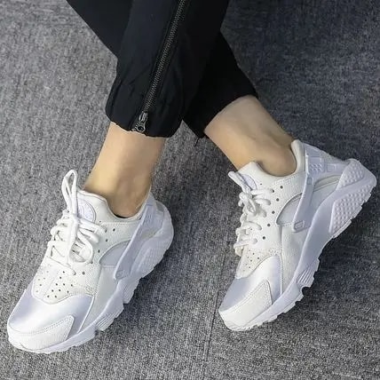 Giày Nike Wmns Air Huarache Run 'Tripple White' 634835-108 — ảnh 3