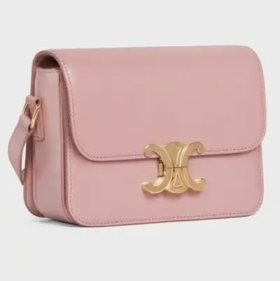 Túi Celine Teen Triomphe Bag In Shiny Calfskin 188423BF4.25VP — ảnh 5