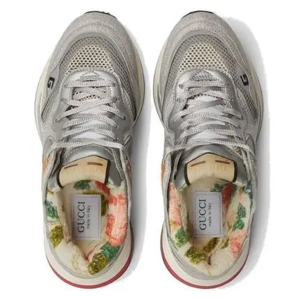Giày Gucci Wmns Ultrapace 'Silver Red' 602228-HW910-8161 — ảnh 5