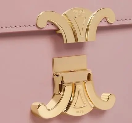 Túi Celine Teen Triomphe Bag In Shiny Calfskin 188423BF4.25VP — ảnh 2