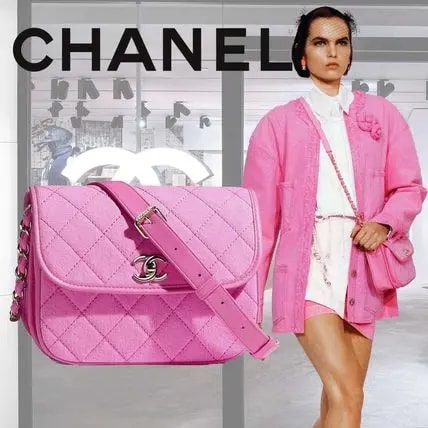 Túi Chanel Small Messenger Bag Neon Pink AS2537-B05615-NC517 — ảnh 2