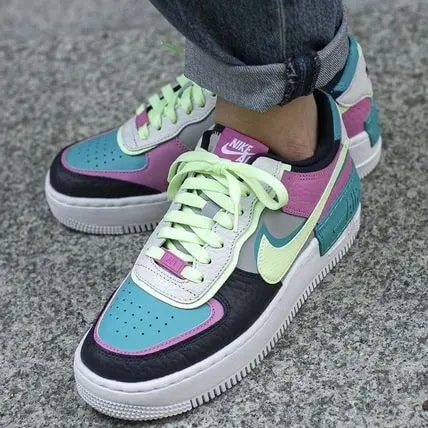 Giày Nike Air Force 1 Shadow Barely Volt Oracle Aqua CK3172-001 — ảnh 4