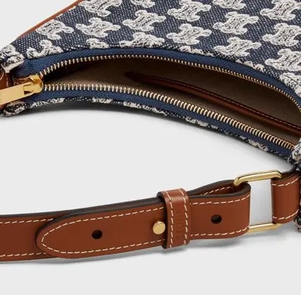 Túi Celine Ava Bag In Textile With Triomphe Embroidery 193952CS8-07OC — ảnh 2