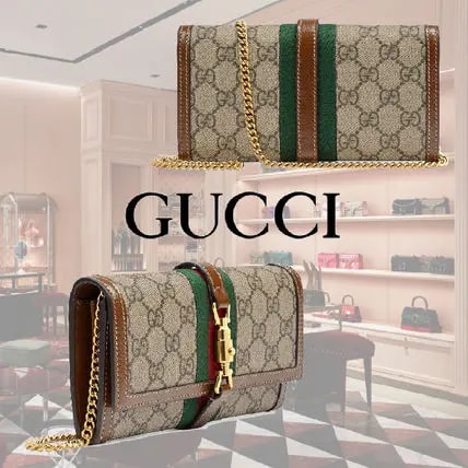 Túi Gucci Jackie 1961 Chain Wallet 652681-HUHHG-8565 — ảnh 4