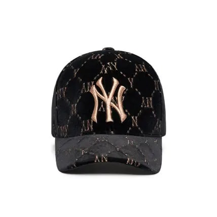 Mũ Monogram Velvet Ball Cap New York Yankees 3ACPFG016-50BKS — ảnh 4
