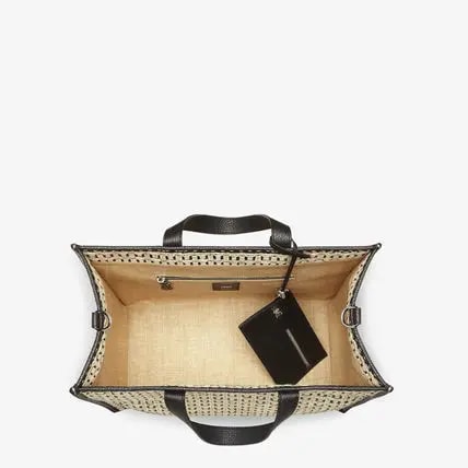 Túi Fendi Handbag In Natural Staw FF 7VA390AF2ZF013C — ảnh 3