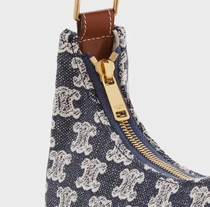 Túi Celine Ava Bag In Textile With Triomphe Embroidery 193952CS8-07OC — ảnh 3