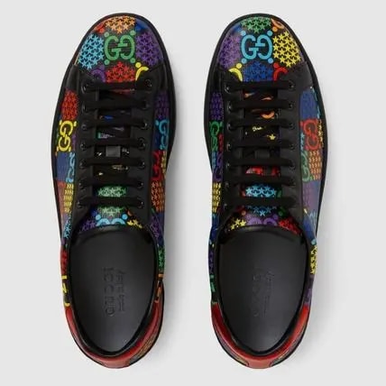 Giày Gucci Ace GG Supreme Low 'Psychedelic Black' 610085-H2020-1110 — ảnh 4