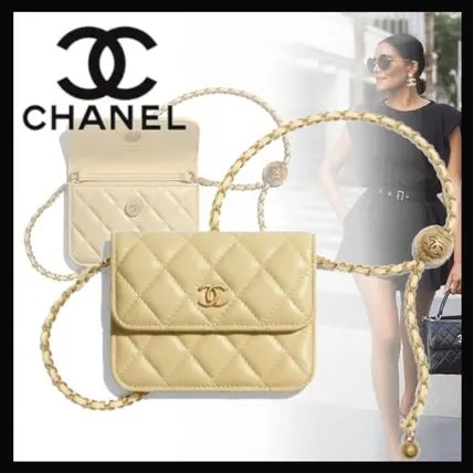 Túi Chanel Clutch On Chain Lambskin Gold AP1628-B02916-NA105 — ảnh 2