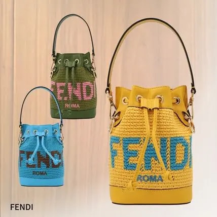 Túi Fendi Bucket with Logo 'Yellow' 8BS010AFQLF1EEV — ảnh 2