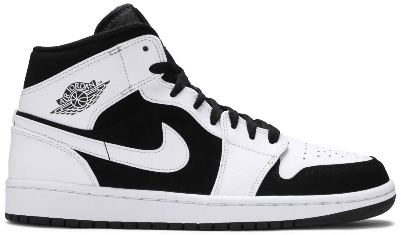 Giày Nike Air Jordan 1 Retro Mid 'Tuxedo' 554724-113 — kich-thuoc: lien-he-order