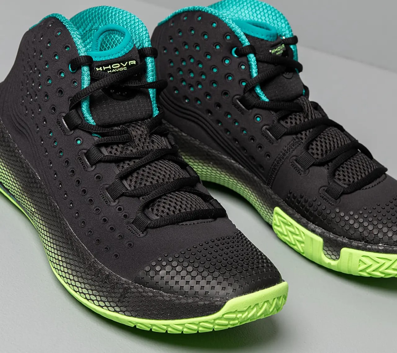Giày Under Armour HOVR Havoc 2 'Black Lime' 3022050-001 — ảnh 4
