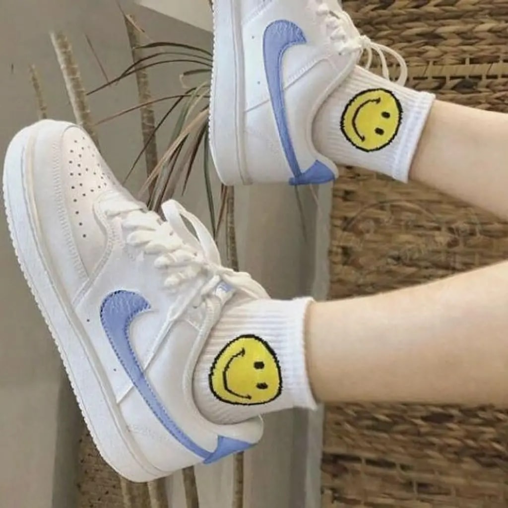 Giày Nike Court Vision Low 'White Royal Tint Lilac' CD5434-115 — ảnh 3