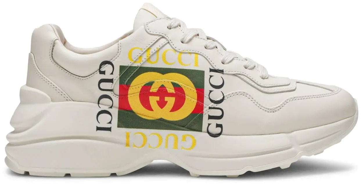 Giày Gucci Rhyton Leather Sneaker Vintage Logo 500878-DRW00-9522 — kich-thuoc: 43.5
