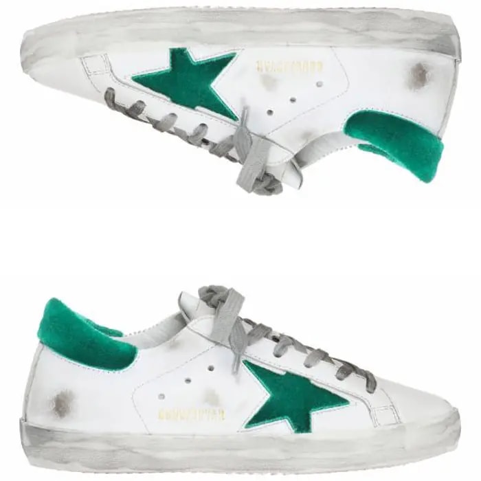 Giày Golden Goose Superstar 'White Green' G32MS590-E49 — ảnh 5