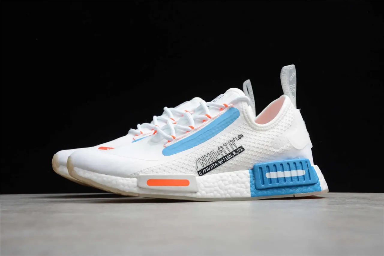 Giày Adidas NMD_R1 Spectoo 'White Shock Blue' FZ3629 — ảnh 3
