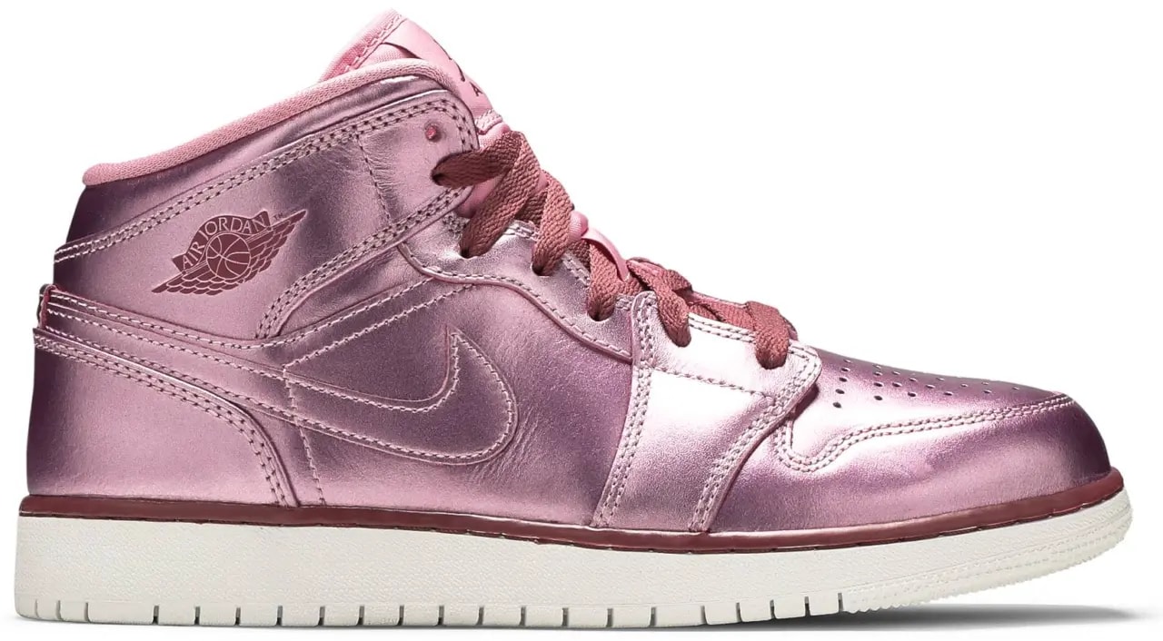 Giày Nike Air Jordan 1 Mid SE GS 'Pink Rose' AV5174-640 — kich-thuoc: 40.5