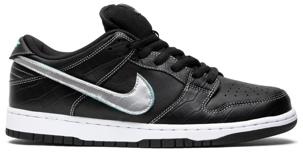 Giày Nike Diamond Supply Co. x Dunk Low Pro SB 'Black Diamond' BV1310-001 — kich-thuoc: 38.5