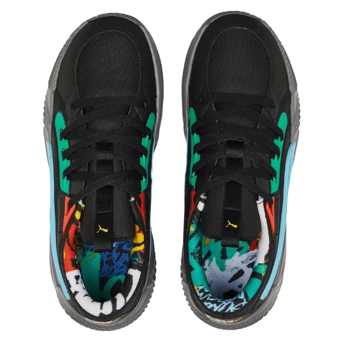 Giày Puma Court Rider Chaos 'Black' 37826501 — ảnh 4