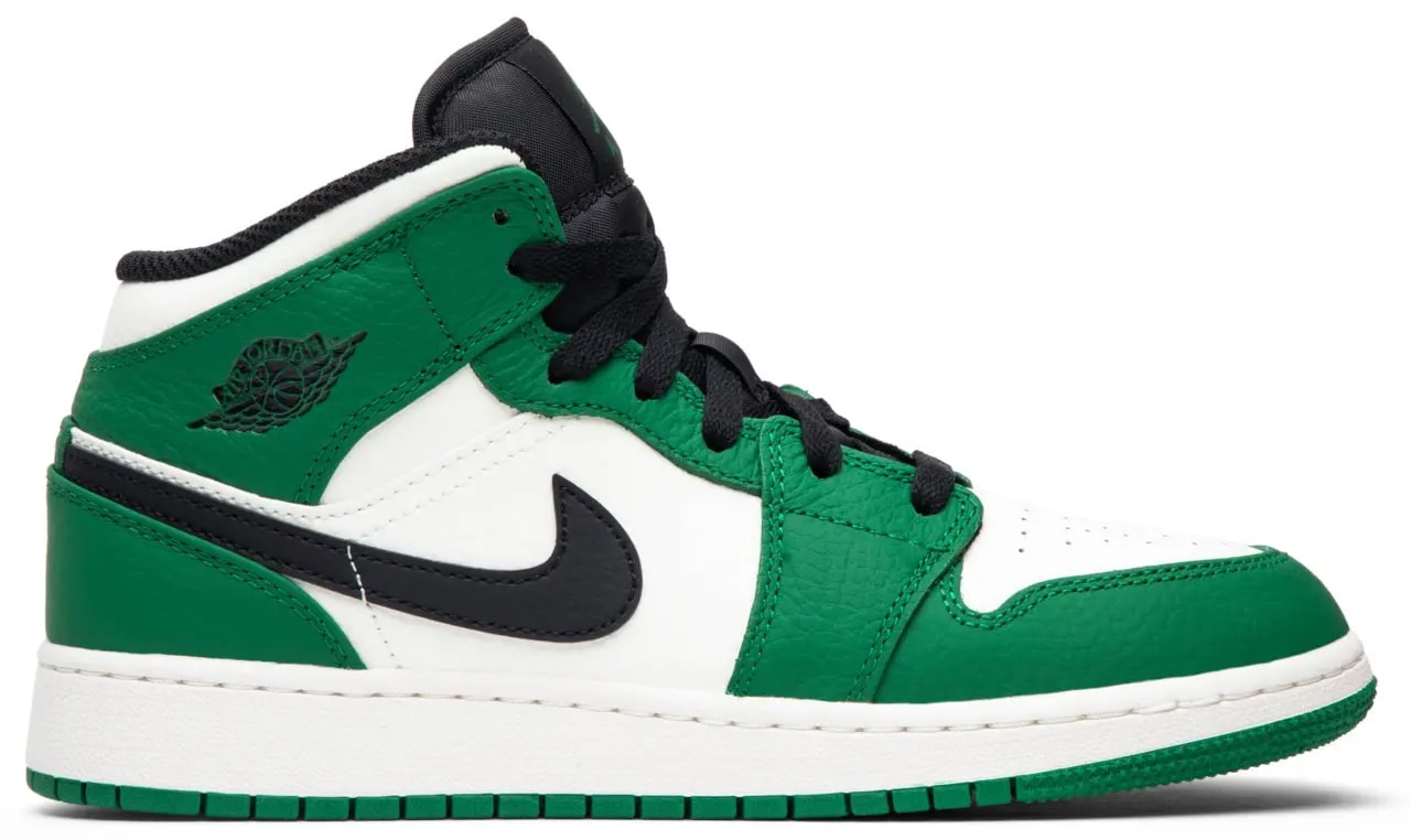 Giày Nike Air Jordan 1 Mid SE GS 'Pine Green' BQ6931-301 — kich-thuoc: 40