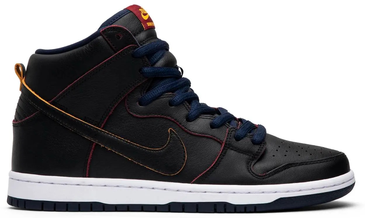 Giày Nike NBA x Dunk High SB 'Cleveland Cavaliers' BQ6392-001 — tieu-de: 36-5