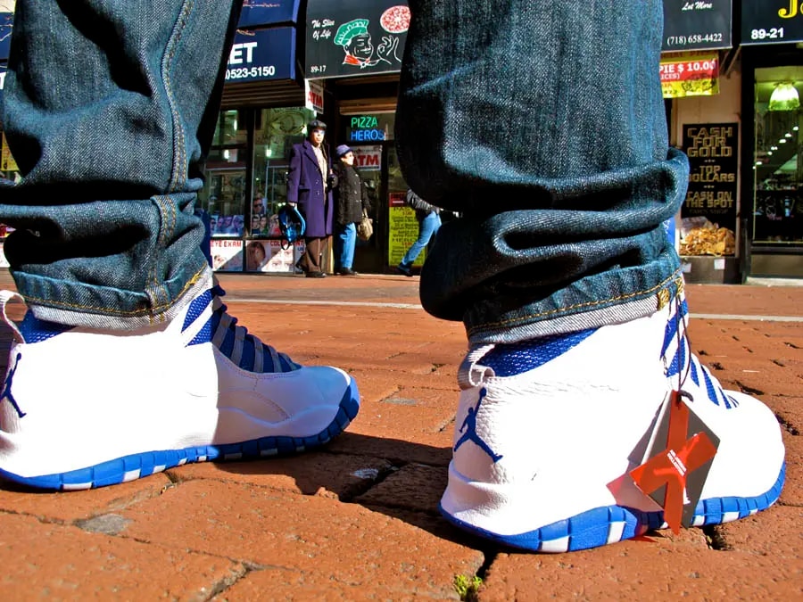 Giày Nike Air Jordan 10 Retro TXT 'Old Royal' 487214-107 — ảnh 3