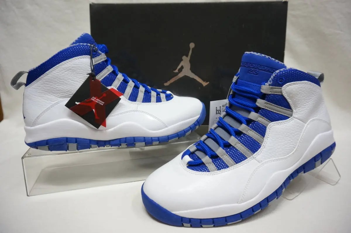 Giày Nike Air Jordan 10 Retro TXT 'Old Royal' 487214-107 — ảnh 4