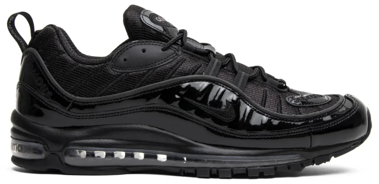 Giày Nike Supreme x Air Max 98 'Black' 844694-001 — kich-thuoc: 40.5