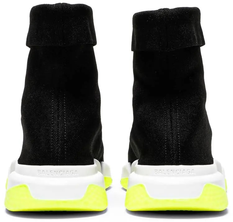 Giày Balenciaga Speed Trainer Cuffed 'Black Yellow' 534379-W1GV0-1006 — ảnh 3