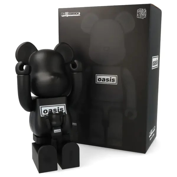 Mô Hình Bearbrick Oasis Black 100% &amp; 400% — ảnh 3