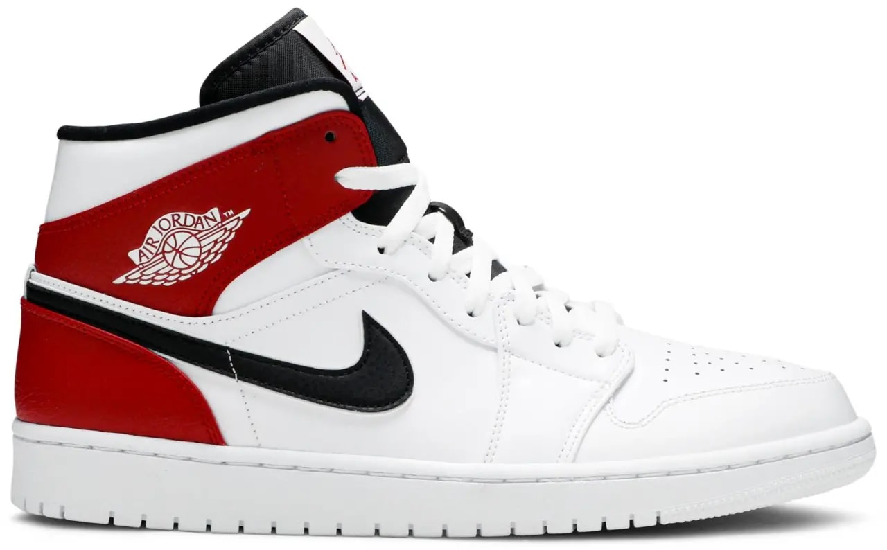 Giày Nike Air Jordan 1 Mid 'White Chicago Remix' 554724-116 — kich-thuoc: 40