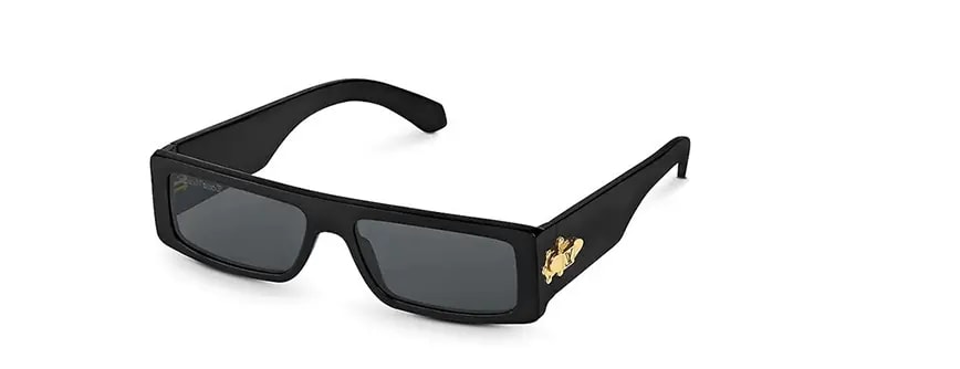 Kính Louis Vuiiton Lv x Nigo Lock Black Z1361E — ảnh 2