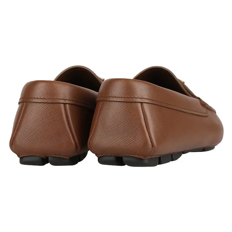Giày Prada 21FW Saffiano Driving Loafers Brown 2DD164-053-F0BW5 — ảnh 4