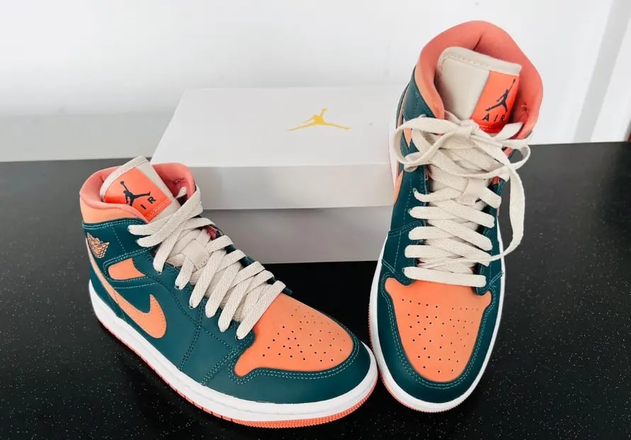 Giày Nike Air Jordan 1 Mid 'Pink Blue' BQ6472-308 — ảnh 3