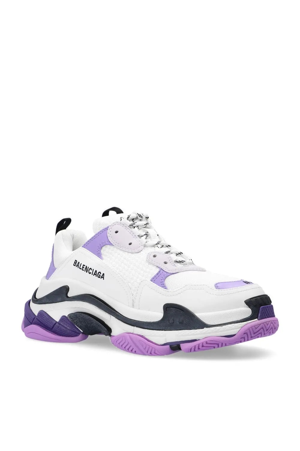Giày Balenciaga Triple S Sneaker White Lilac 524039-W09OM-9055 — ảnh 3