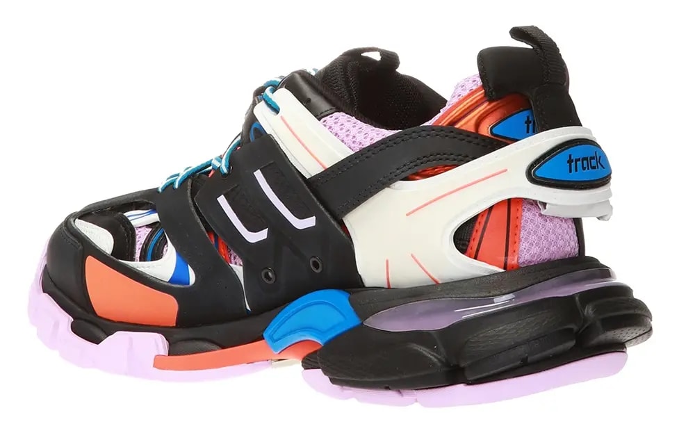Giày Balenciaga Wmns Track Trainer Black Orange Pink 542436-W1GC1-1054 — ảnh 3