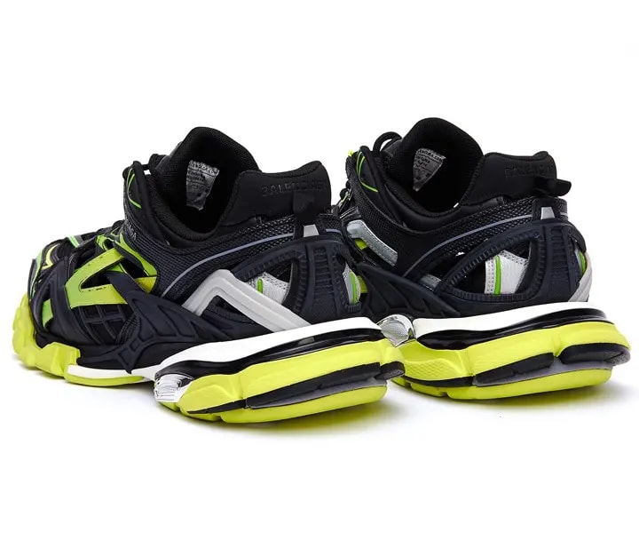 Giày Balenciaga Track.2 Trainer Black Yellow Green 568614-W2GN3-1073 — ảnh 4