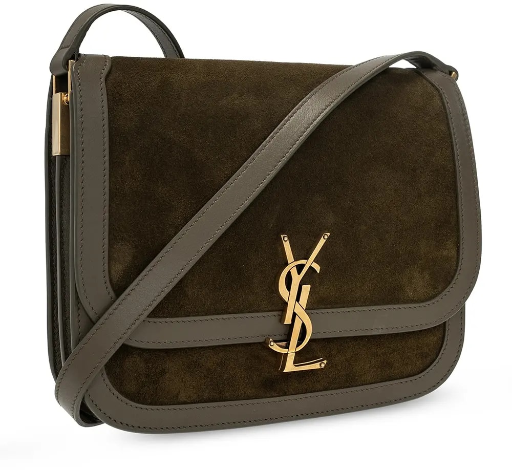 Túi Saint Laurent Suede And Smooth Solferino 'Khaki' 635025-11Z3W-3221 — ảnh 2