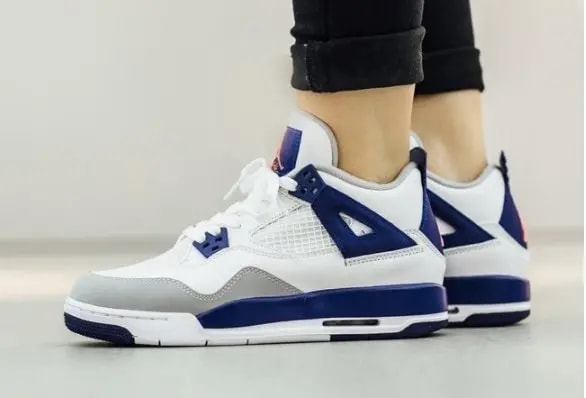 Giày Nike Air Jordan 4 GS 'Deep Royal Blue' 487724-132 — ảnh 3
