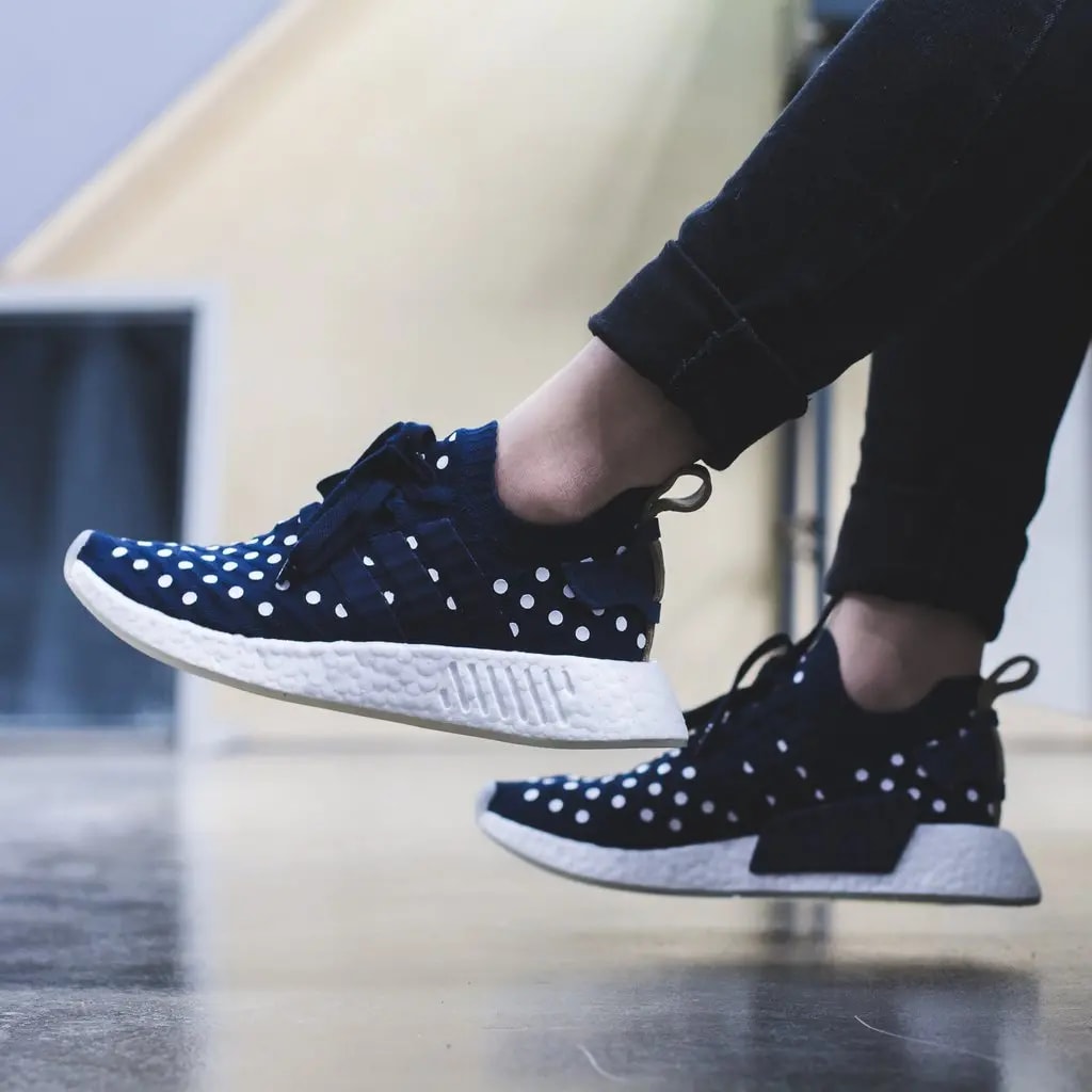 Giày Adidas Wmns NMD R2 PK 'Collegiate Navy' BA7560 — ảnh 2