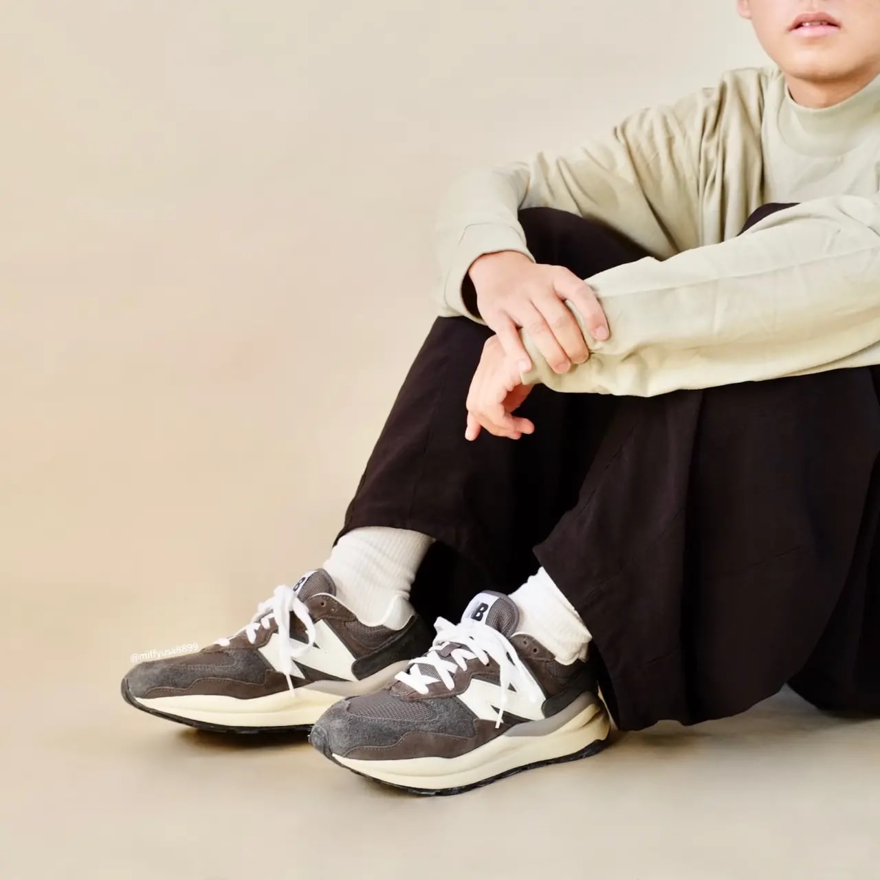 Giày New Balance 5740 'Vintage Dark Grey White' M5740VL1 — ảnh 5
