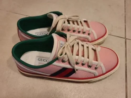 Giày Gucci Tennis 1977 Canvas Sneaker Athletic 'Pink' 634161-GZO30-5874 — ảnh 2