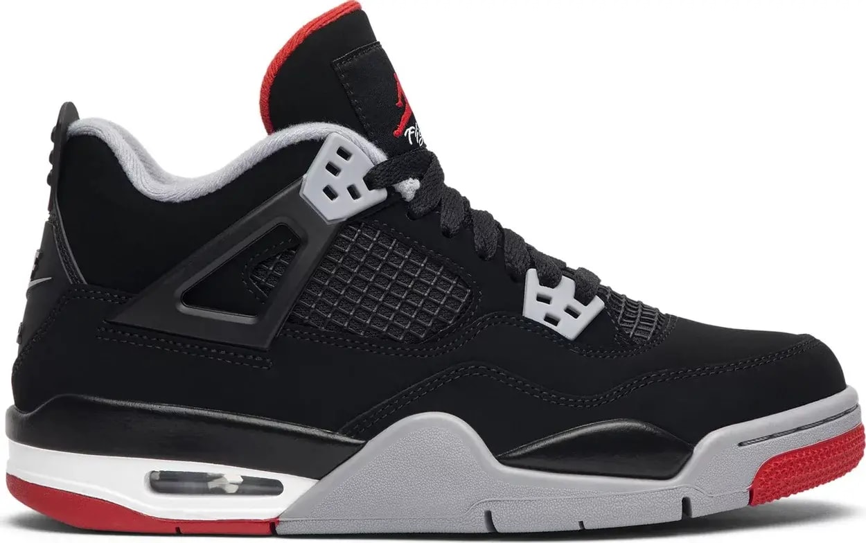Giày Nike Air Jordan 4 Retro Bred 2019 (GS) 408452-060 — kich-thuoc: 36.5