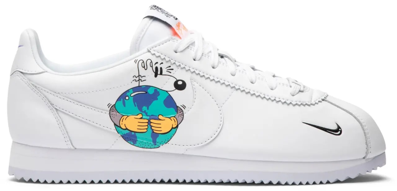 Giày Nike Steve Harrington x Cortez Flyleather QS 'Earth Day' CI5548-100 — kich-thuoc: lien-he-order