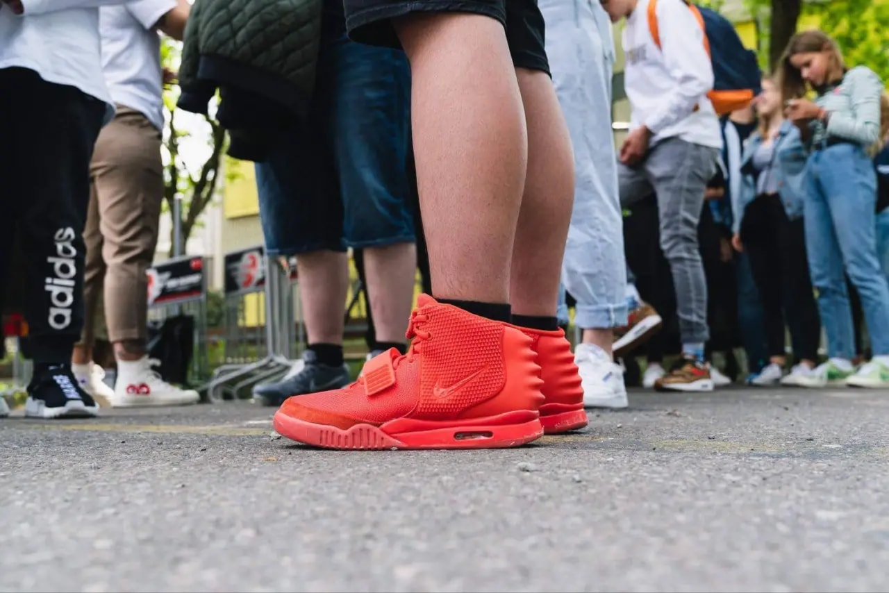 Giày Nike Air Yeezy 2 SP 'Red October' 508214-660 — ảnh 3