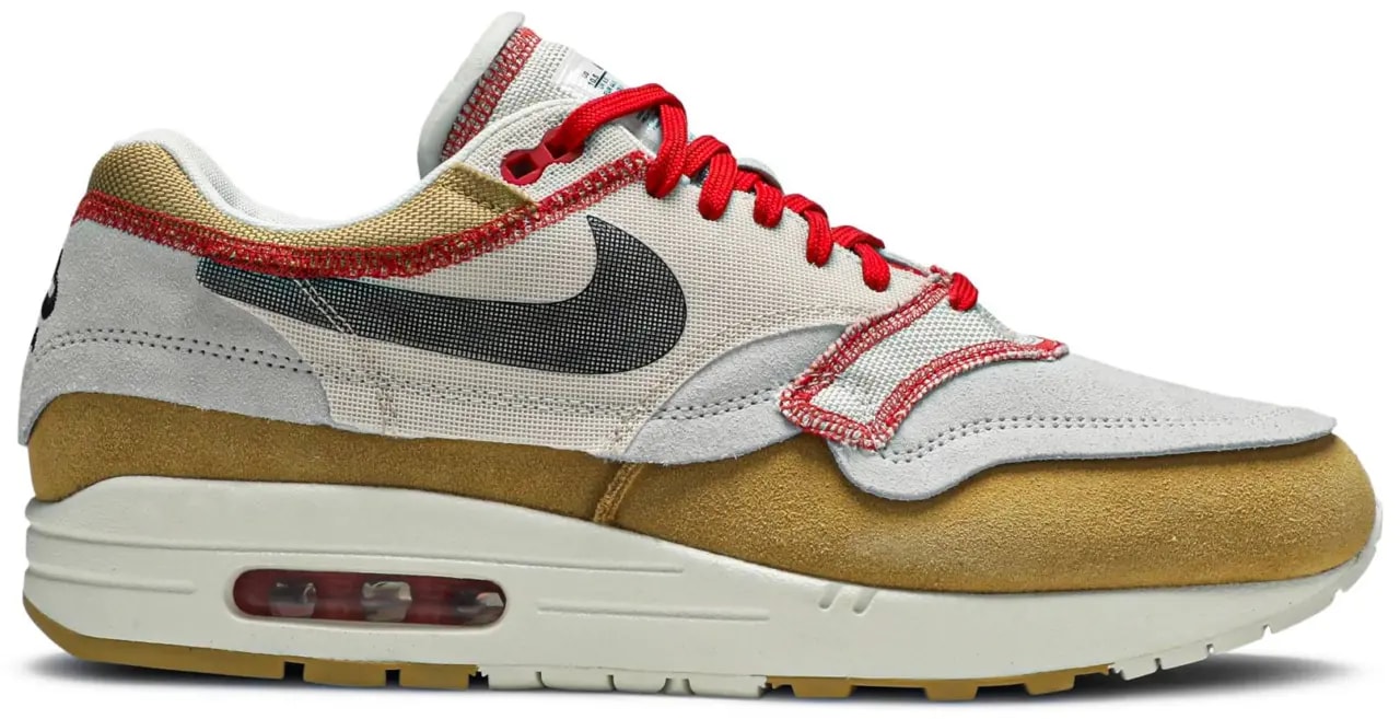 Giày Nike Air Max 1 Inside Out Club 'Gold Black' 858876-713 — kich-thuoc: 40.5