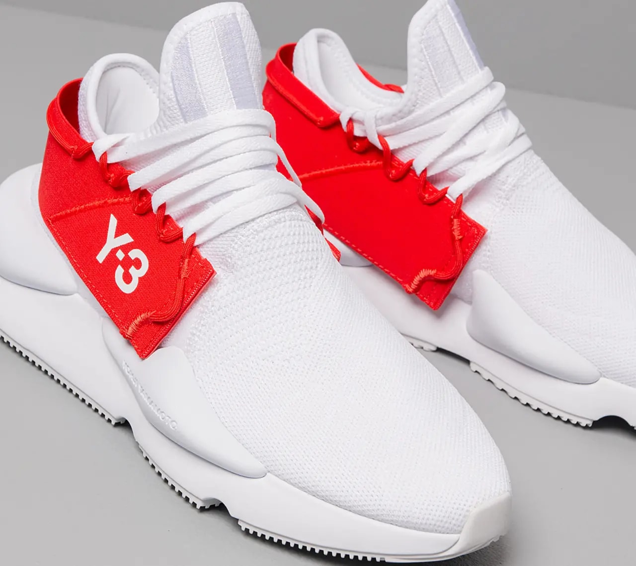 Giày Adidas Kaiwa Knit 'White Red' FV4562 — ảnh 5