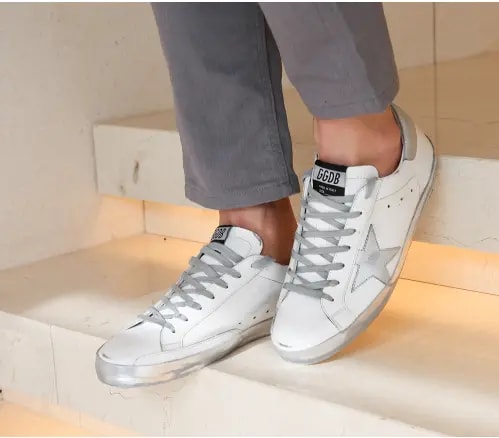 Giày Golden Goose Super Star White GMF00101-F000314-80185 — ảnh 4